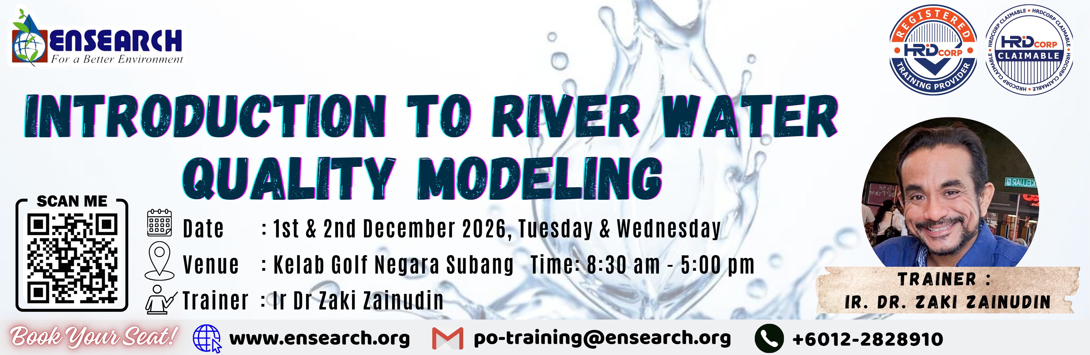 Banner_Introduction to River Water Quality Modeling_December